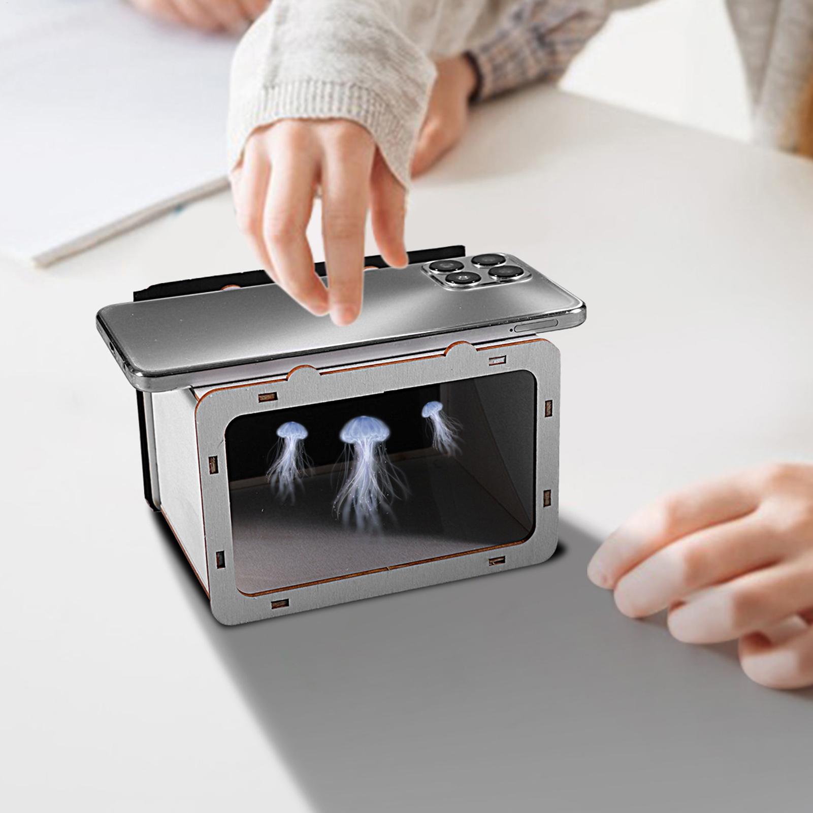 Home Cinema Diy - Proyektor Hologram TV 3D, Stand Display