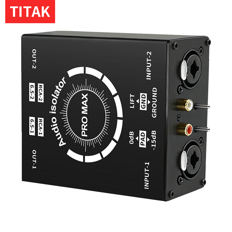 Home Cinema Speakers - Kotak Isolator Kebisingan Ground Loop 3Pin