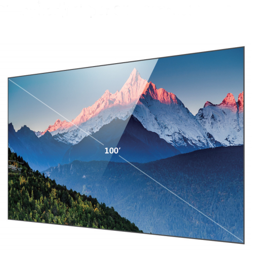 Home Cinema Tv Screen - Layar Proyeksi Bingkai Tetap 92 Inci