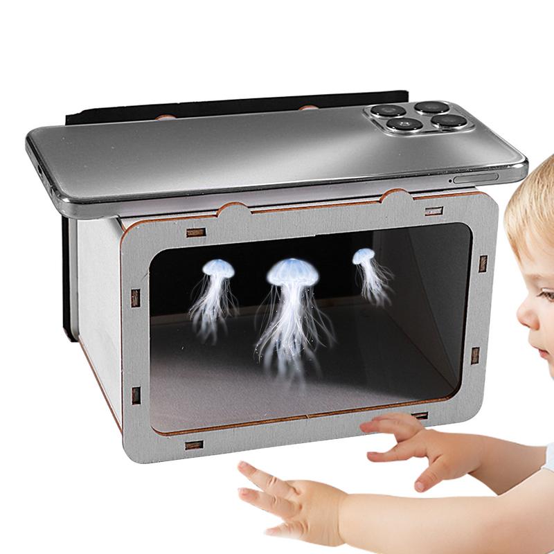 Home Cinema Diy - Proyektor holografis 3D kecil, proyeksi holografik