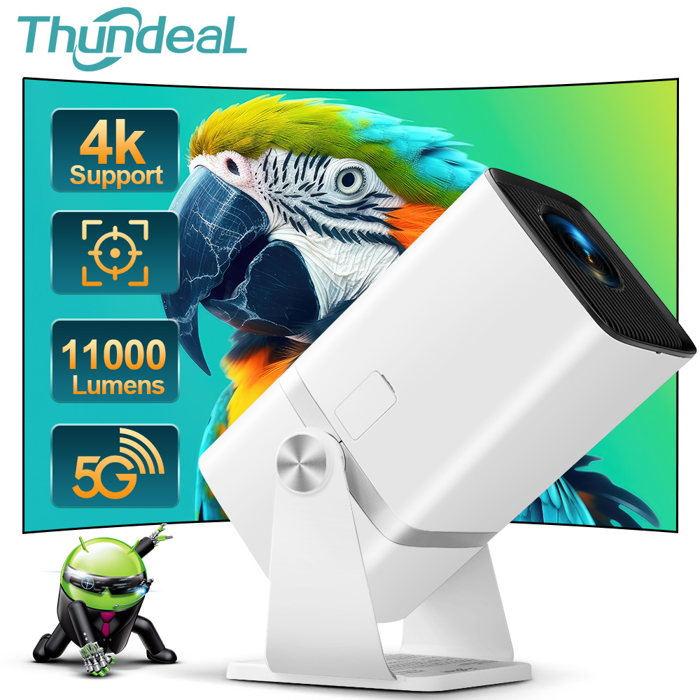 Home Cinema Compact - Proyektor Mini HD ThundeaL TD90 PK