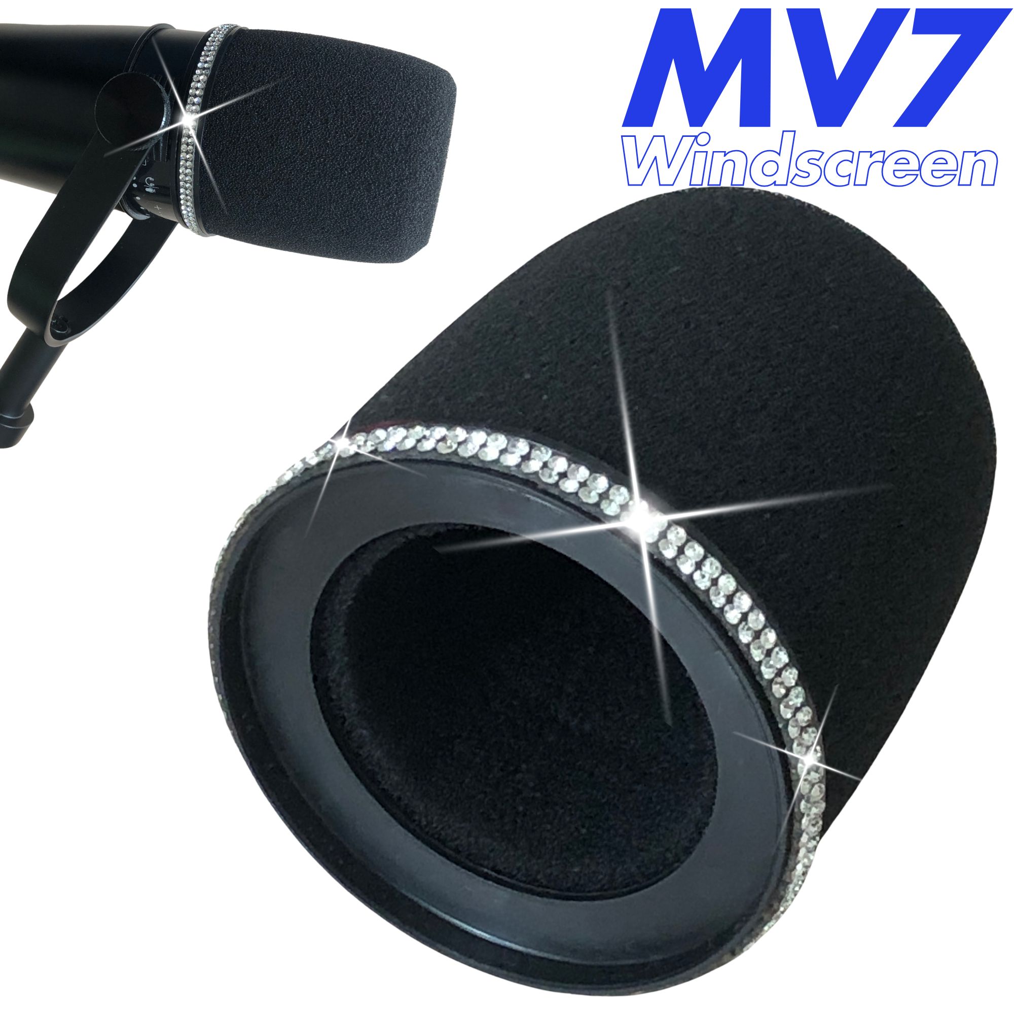 Shure Mic Sm7B - Filter Pop Shining MV7 untuk Mikrofon
