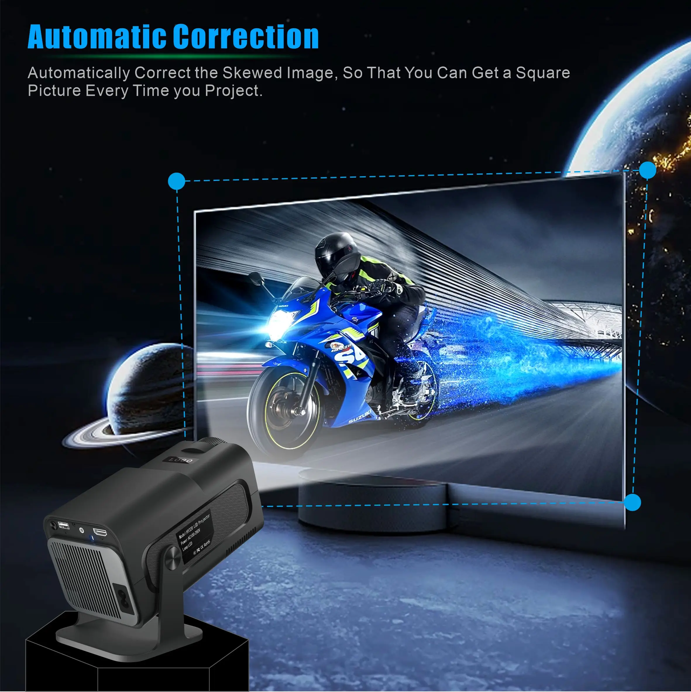 Proyektor LED Salange HY320 MI - Home Cinema Compact ulasan dan harga