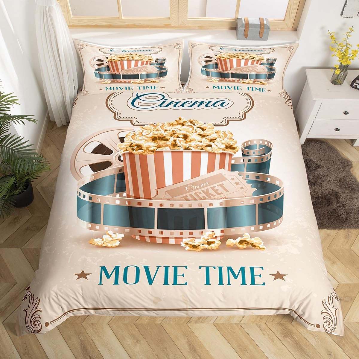 Selimut Vintage Cinema Duvet C - Home Cinema Tickets ulasan dan harga