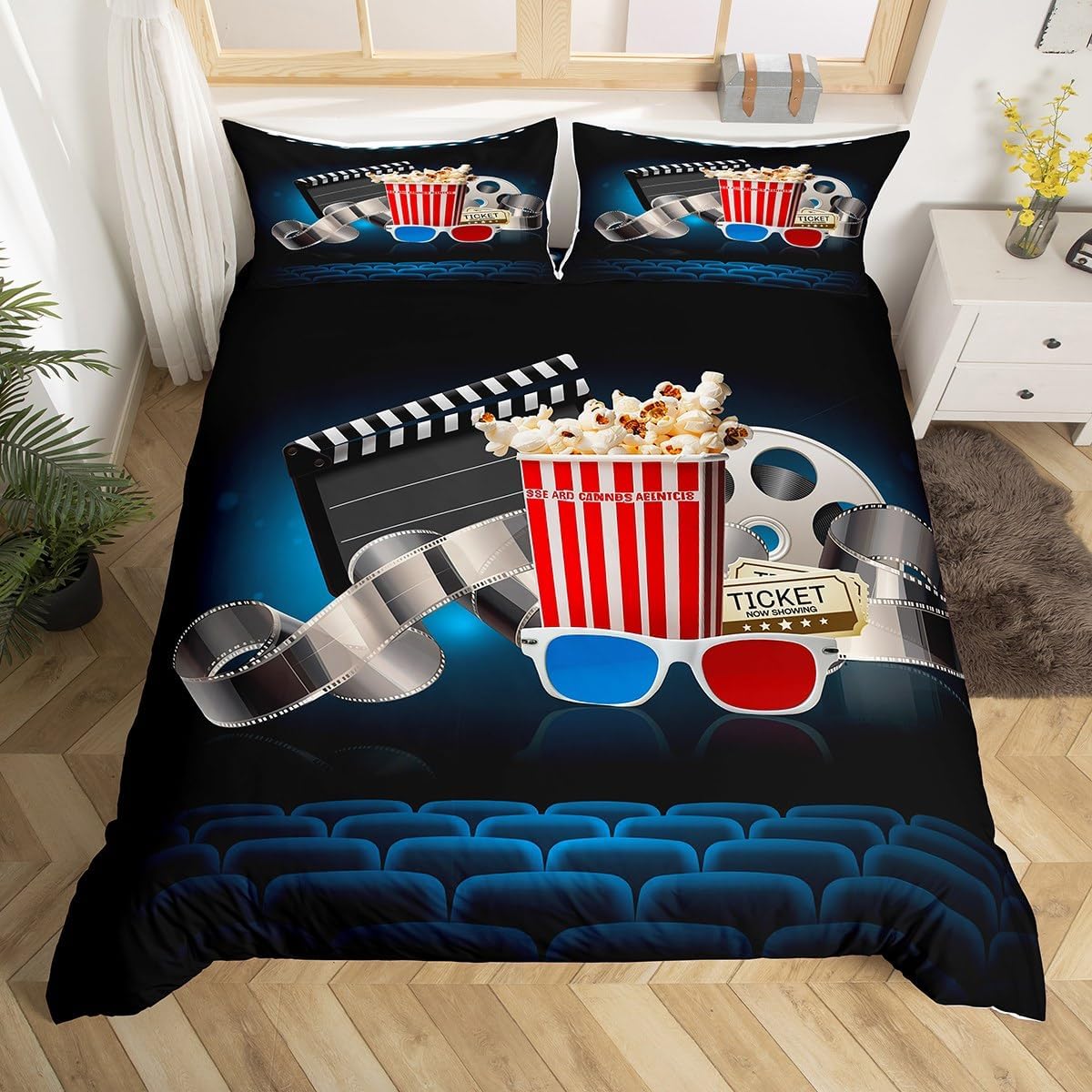 Selimut Vintage Cinema Duvet C - Home Cinema Tickets ulasan dan harga