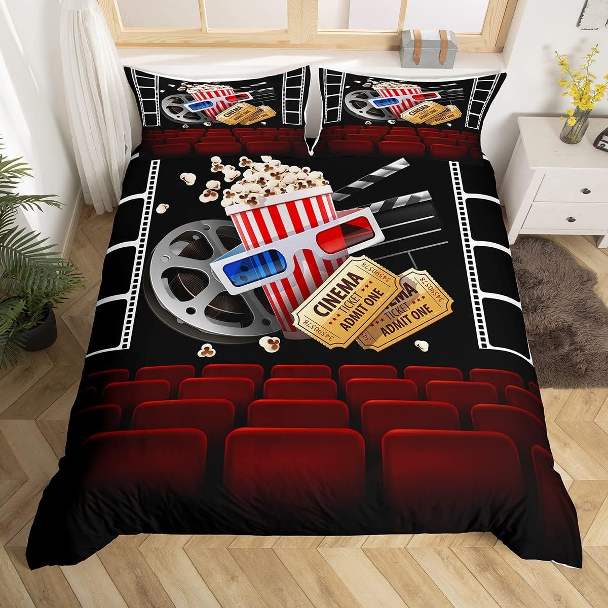 Selimut Vintage Cinema Duvet C - Home Cinema Tickets ulasan dan harga