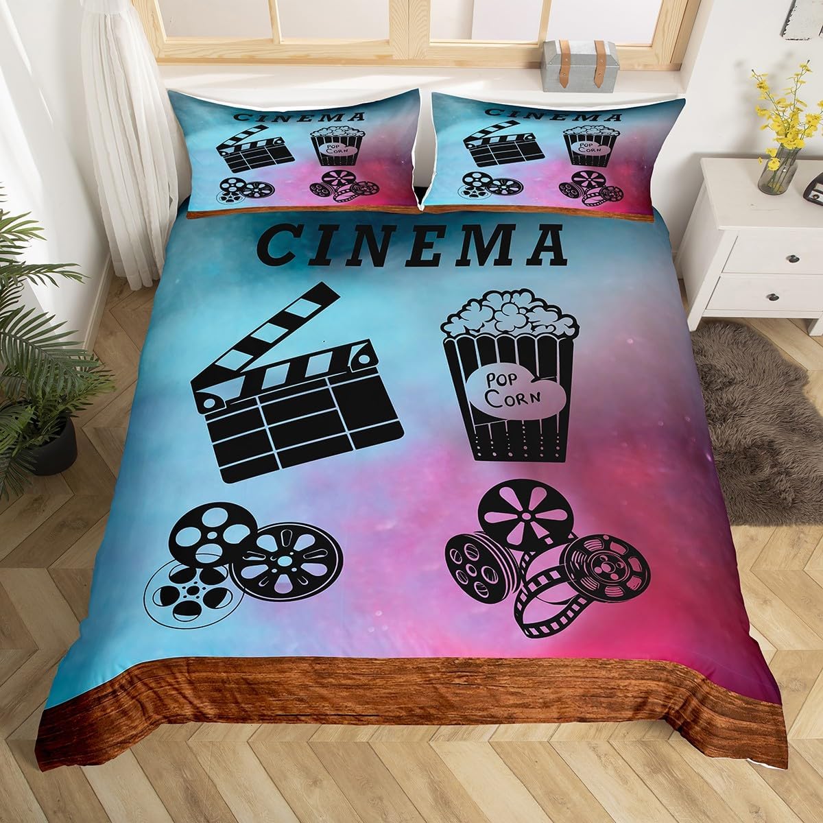 Selimut Vintage Cinema Duvet C - Home Cinema Tickets ulasan dan harga