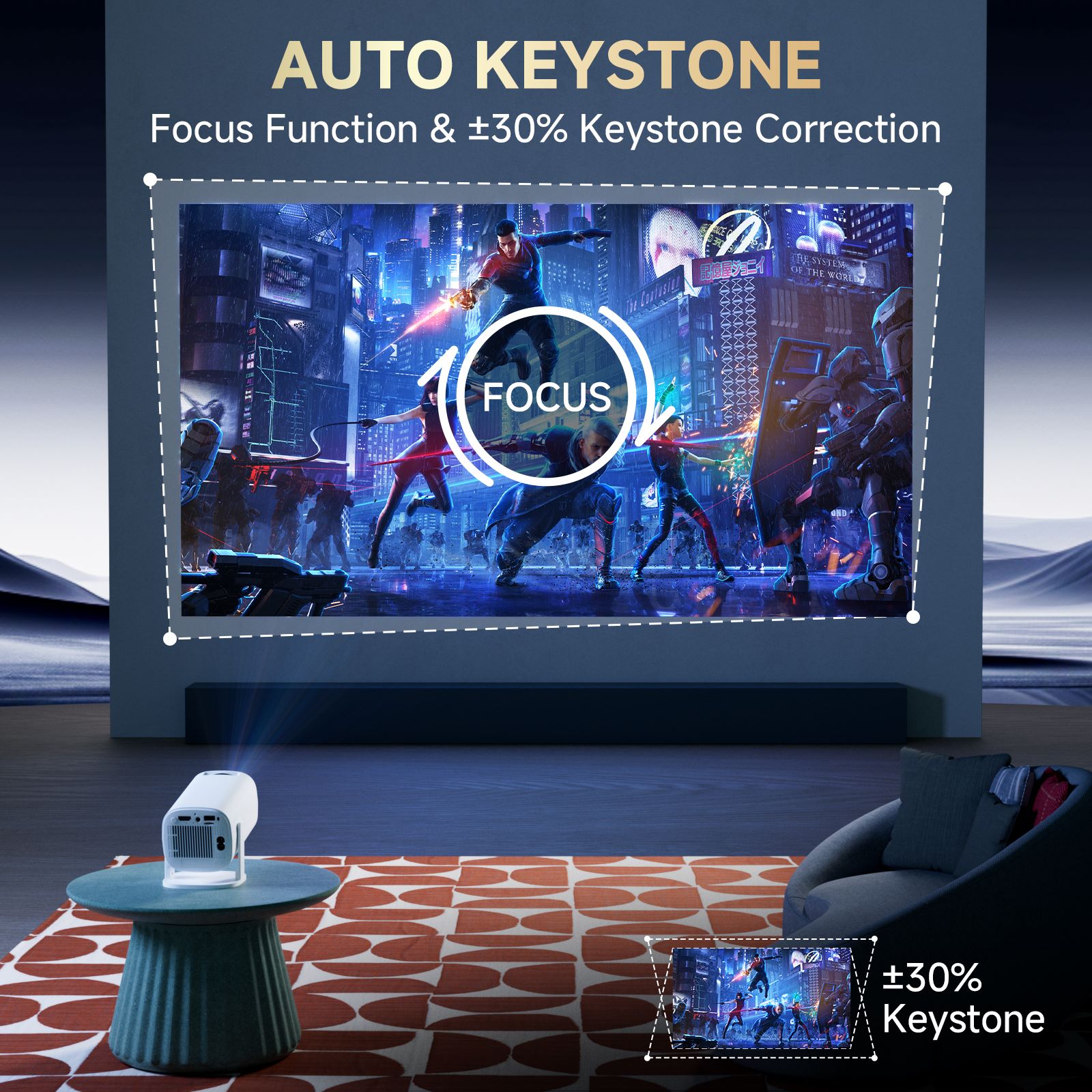 HONGTOP P30PRO Proyektor Mini  - Home Cinema Compact ulasan dan harga