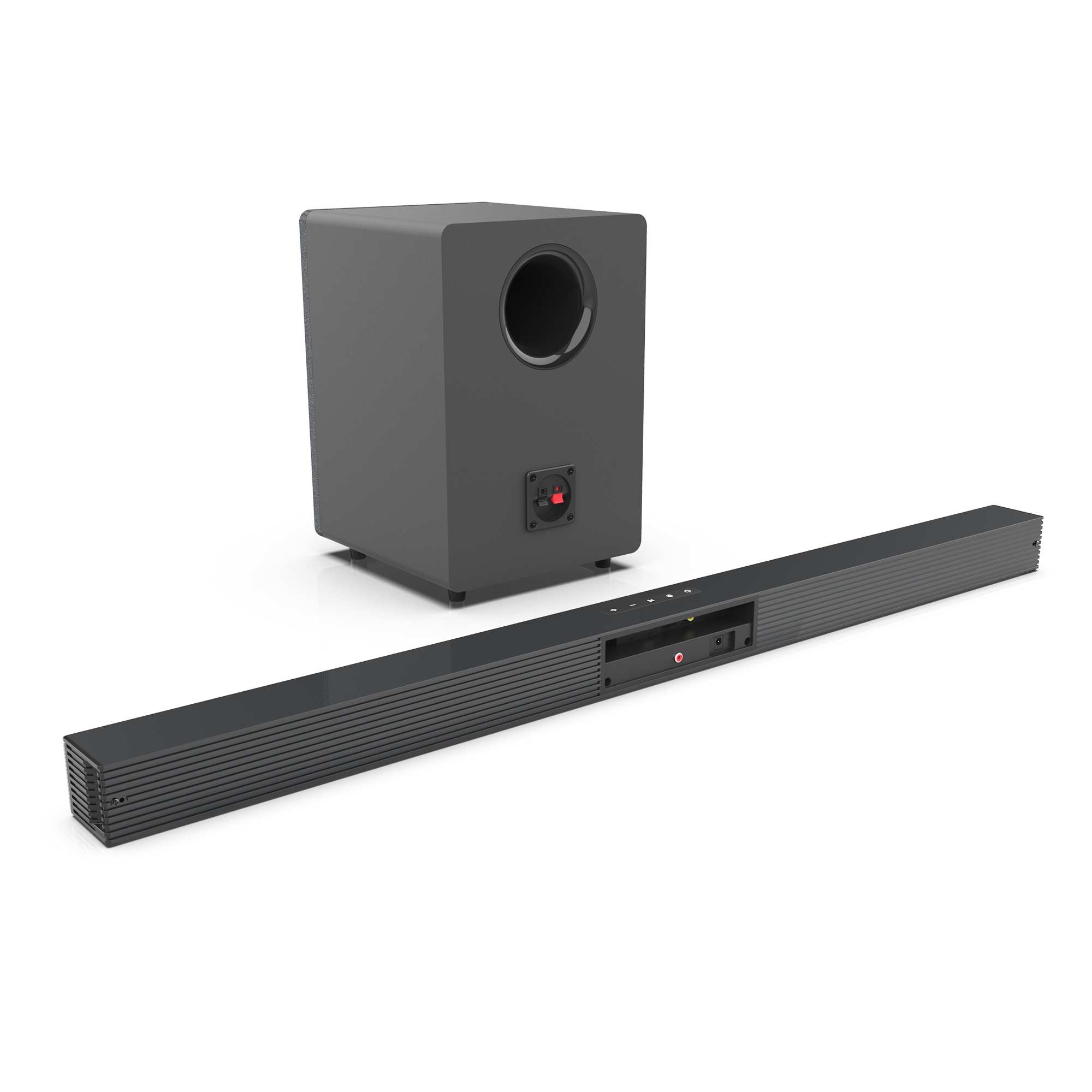 Soundbar TV 84W dengan Subwoof - Home Cinema Complet ulasan dan harga