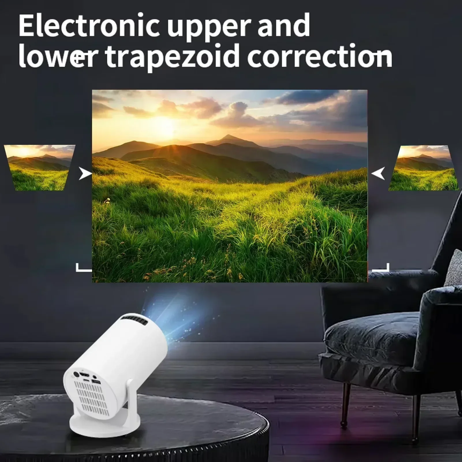 Proyektor Pintar Baru Mini HY3 - Home Cinema Compact ulasan dan harga