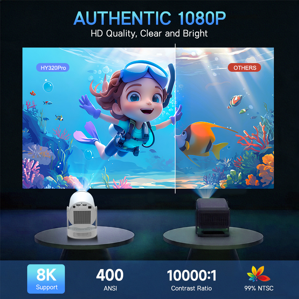 Proyektor Magcubic Android 14  - Home Cinema Complet ulasan dan harga