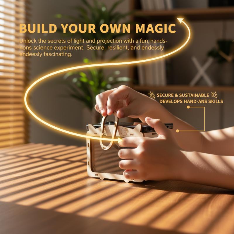 1Set Proyektor Hologram 3D DIY - Home Cinema Diy ulasan dan harga