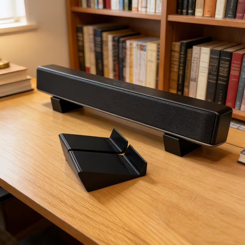2 Buah Alas Dudukan SoundBar U - Home Cinema Speakers ulasan dan harga