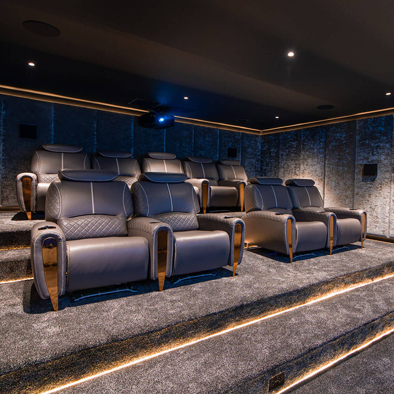 Vila Baru, Home Theater, Sofa, - Home Cinema Diy ulasan dan harga