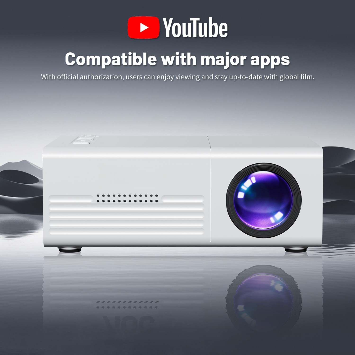 Proyektor Mini TFT LCD Wifi Bl - Home Cinema Compact ulasan dan harga