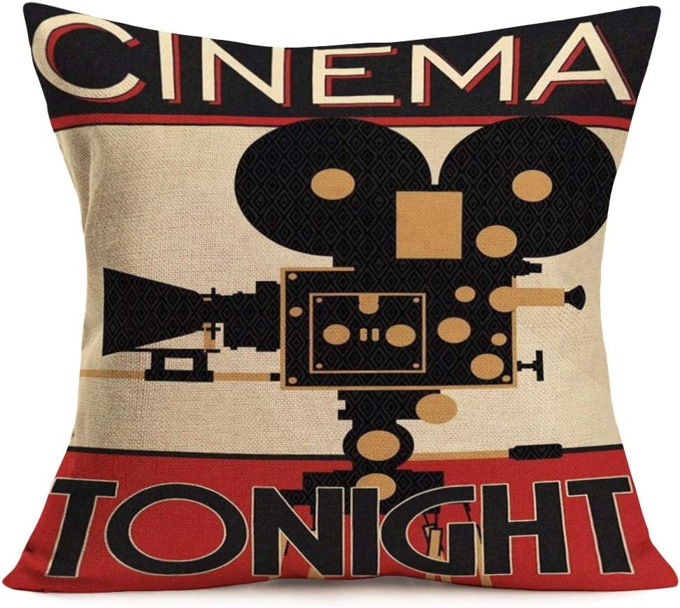 Penutup bantal dekoratif biosk - Home Cinema Tickets ulasan dan harga