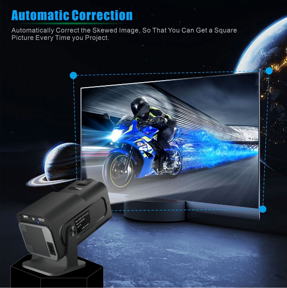 Proyektor Portabel Mini Baru A - Home Cinema Compact ulasan dan harga
