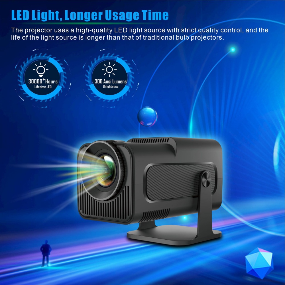 Proyektor Portabel Mini Baru A - Home Cinema Compact ulasan dan harga