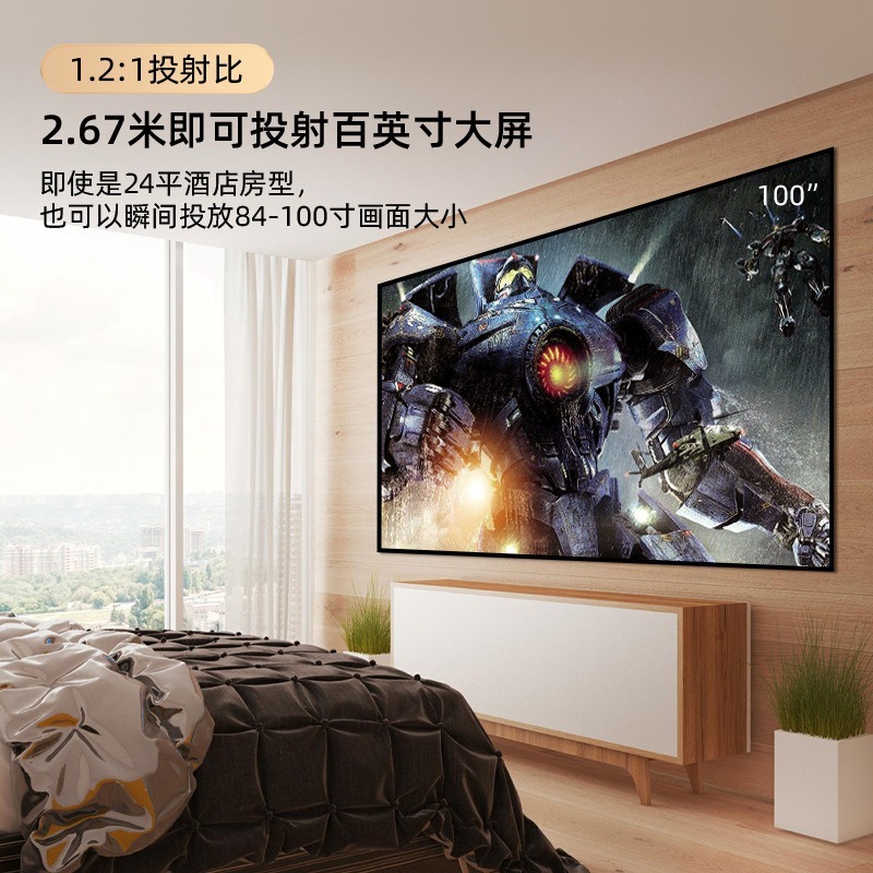 Proyektor Mini HD Portabel unt - Home Cinema Compact ulasan dan harga
