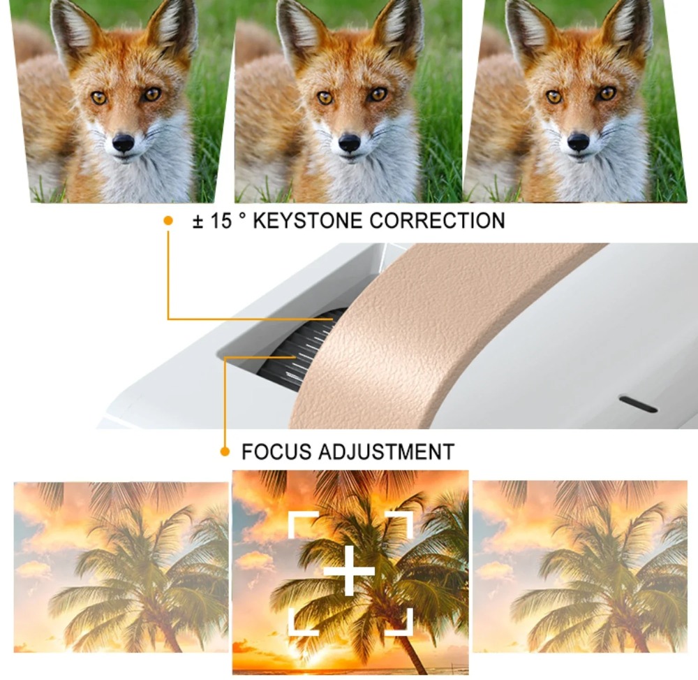 Proyektor 4K Pintar Portabel M - Home Cinema Speakers ulasan dan harga