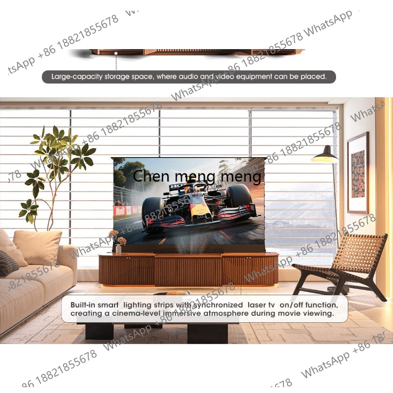 Lemari TV laser terintegrasi d - Home Cinema Tv Screen ulasan dan harga